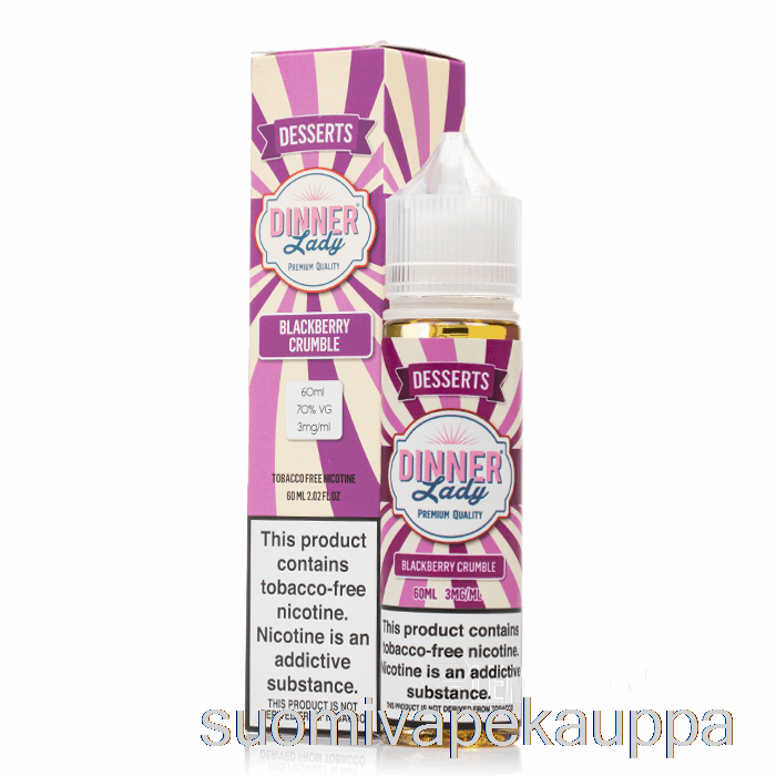 Vape Nesteet Blackberry Crumble - Vape Dining Lady E-neste - 60ml 3mg